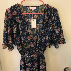 Floral Wrap Dress